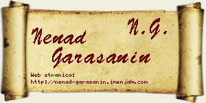 Nenad Garašanin vizit kartica